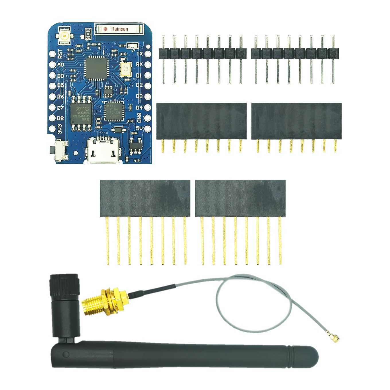 D1 Mini Pro - WEMOS-موصل هوائي خارجي ، لوحة تطوير