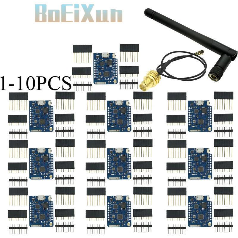 D1 Mini Pro - 1-10 قطع من لوحة واي فاي