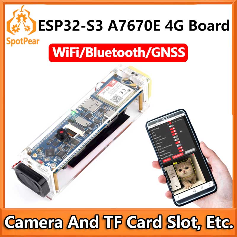 Lolin S3 - لوحة تطوير Waveshare ESP32-S3 A7670E 4G