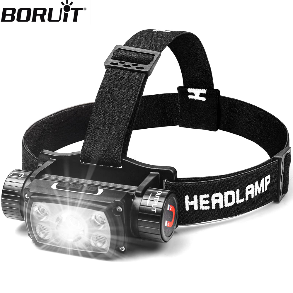 Lolin D32 - BORUiT XHP50 LED كشافات 2000LM XPG