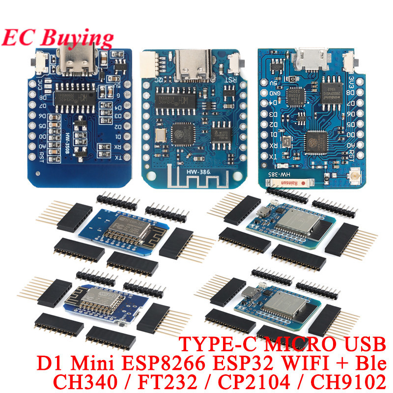 D1 Mini Pro - 10 قطع/قطعة واحدة من وحدة WeMos