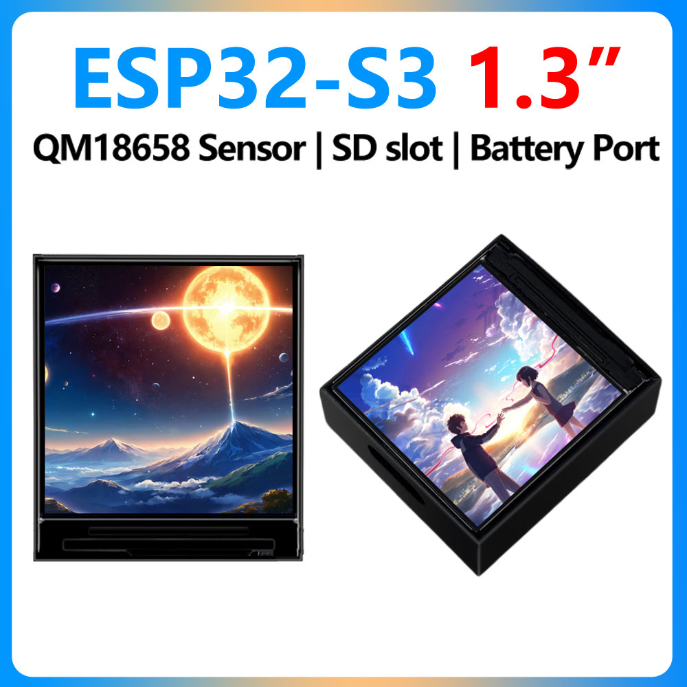 Lolin S3 - لوحة تطوير Waveshare ESP32-S3 مع شاشة