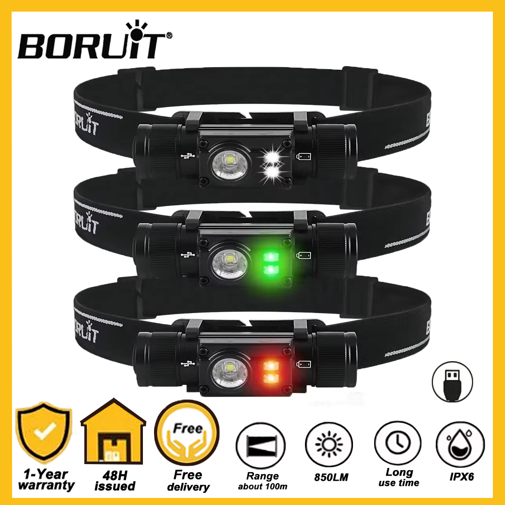 Lolin D32 - BORUiT HP500 LED كشافات مع 18650