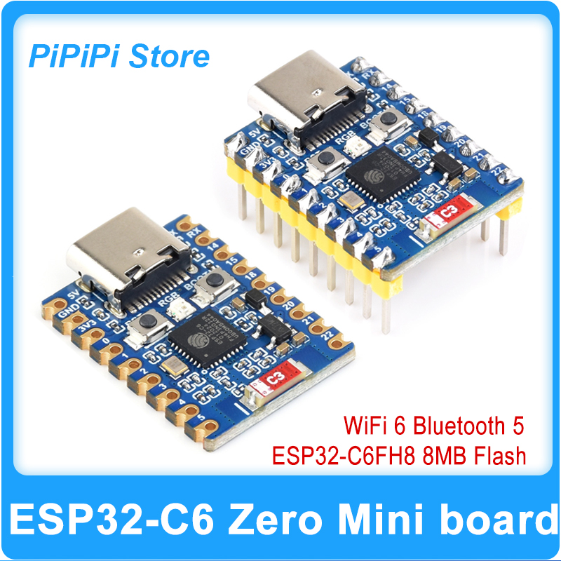 Doit Esp32 - لوحة تطوير ESP32-C6 Zero فائقة الصغر