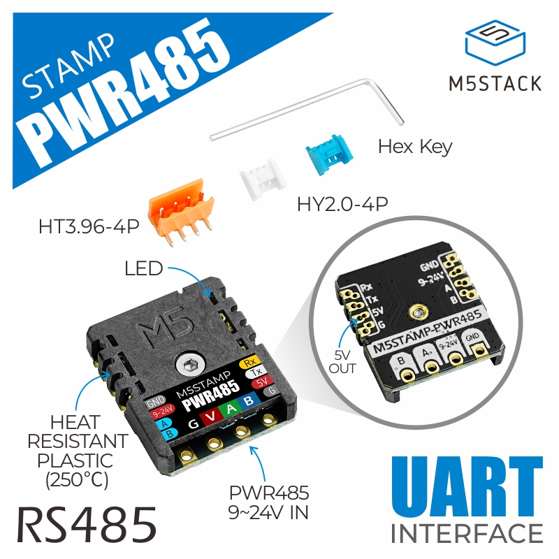 M5Stack - وحدة M5Stack الرسمية M5Stamp RS485