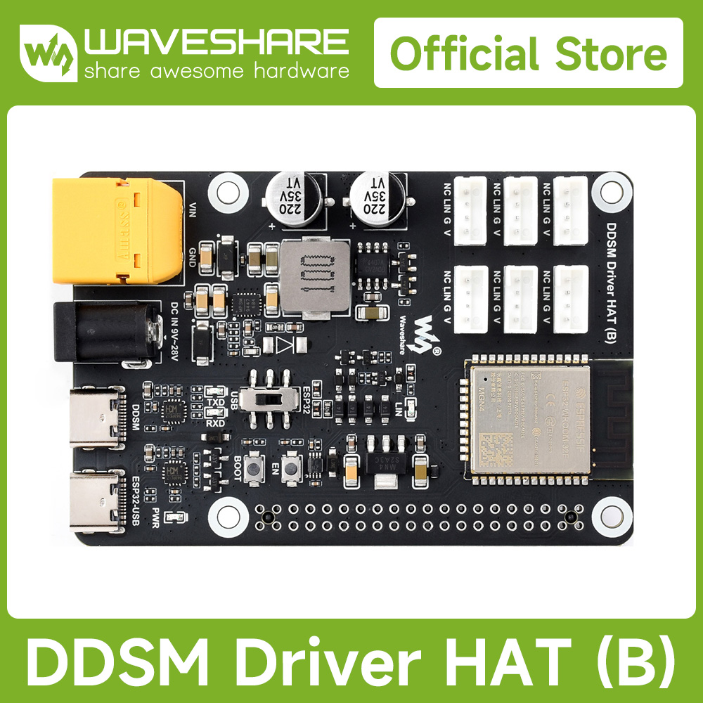 Waveshare Esp32 - لوحة تحكم محرك سيرفو مباشر من