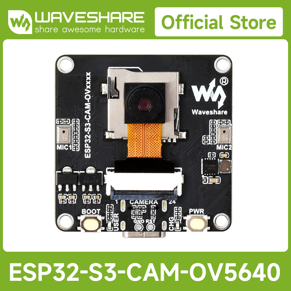 Doit Esp32 - لوحة تطوير كاميرا Waveshare ESP32-S3 AIoT،