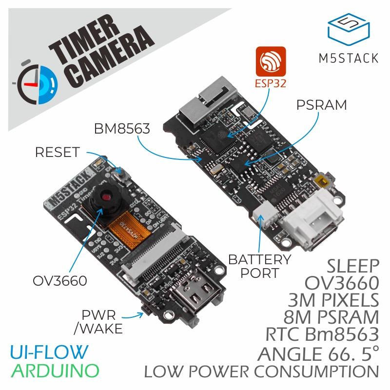 Doit Esp32 - كاميرا مؤقت M5Stack الرسمية ESP32 PSRAM