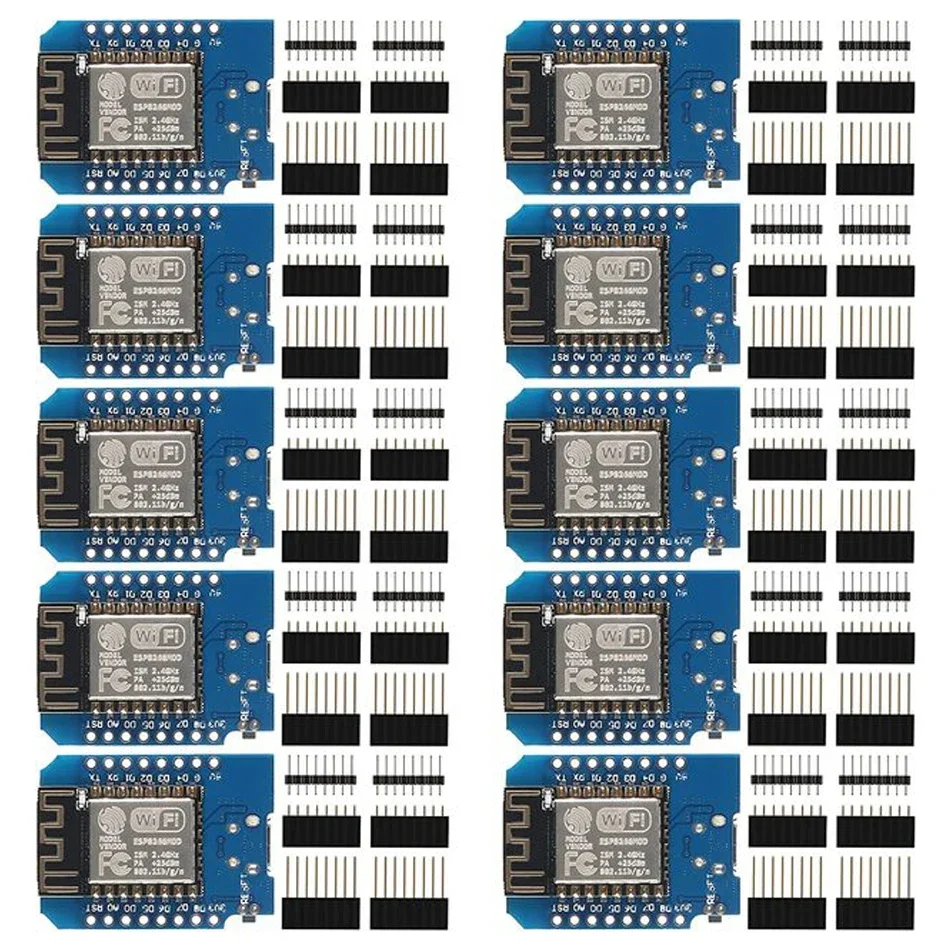 D1 Mini Pro - 10 قطع من لوحة تطوير WeMos