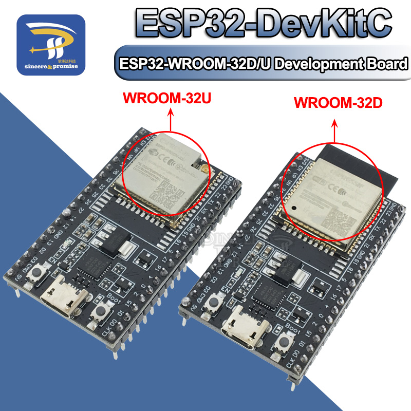 ESP32-DevKitC الأساسية مجلس ال - مراجعة Nodemcuv2 وسعره