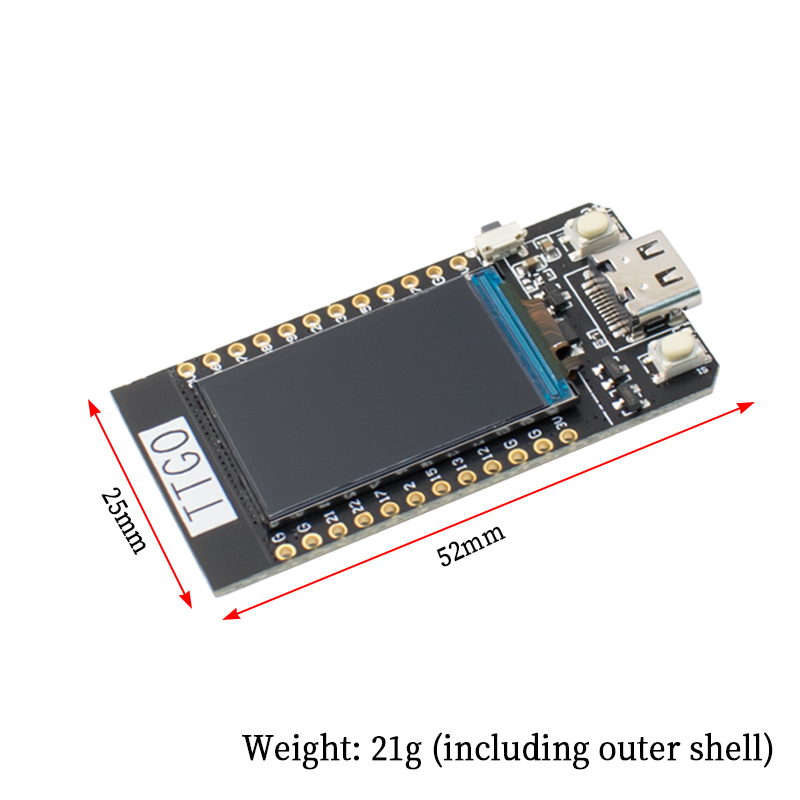 TTGO T-عرض ESP32 واي فاي E وحد - مراجعة Ttgo Tdisplay وسعره