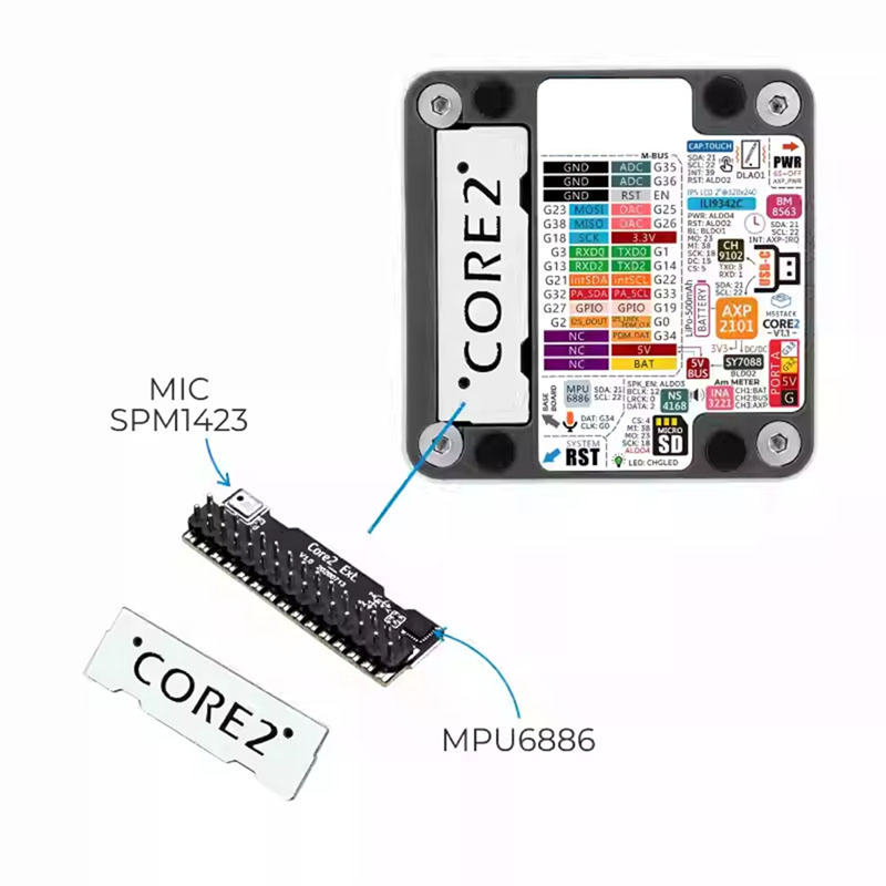 ABZW لـ M5stack Core2 V1.1 ESP - مراجعة M5Stack Core2 وسعره