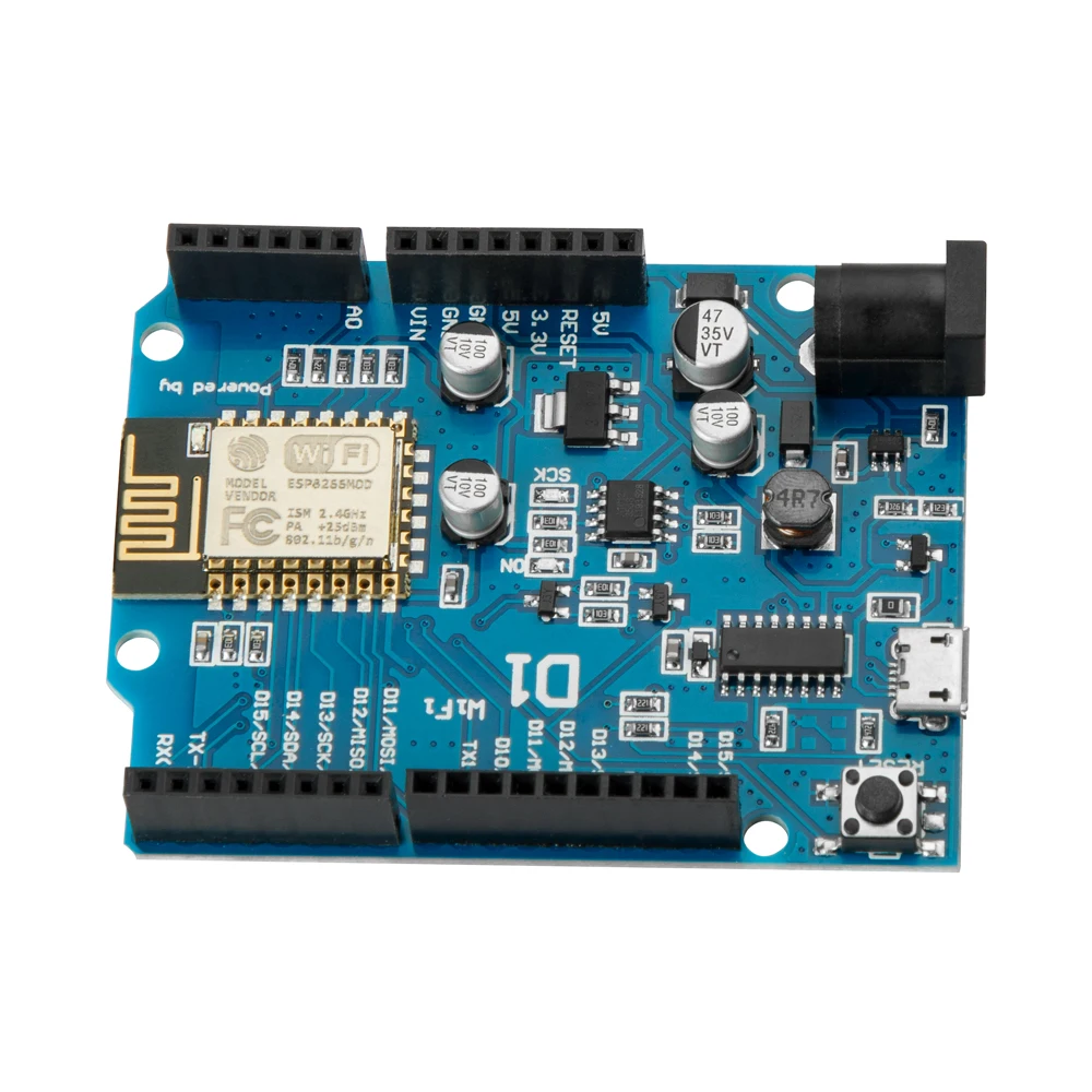 لوحة تطوير واي فاي ESP-12E WeM - مراجعة Wemos D1 وسعره