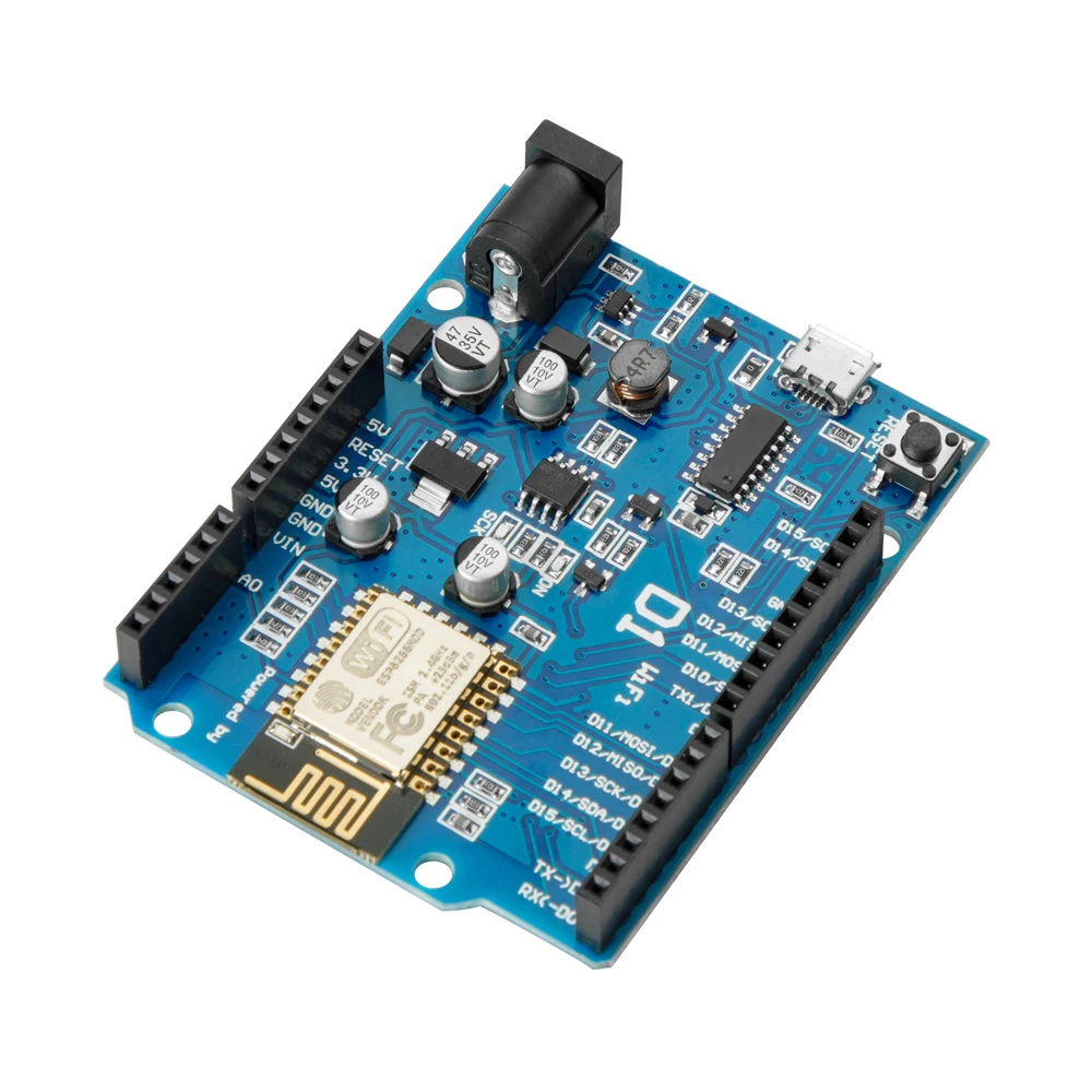 لوحة تطوير واي فاي ESP-12E WeM - مراجعة Wemos D1 وسعره