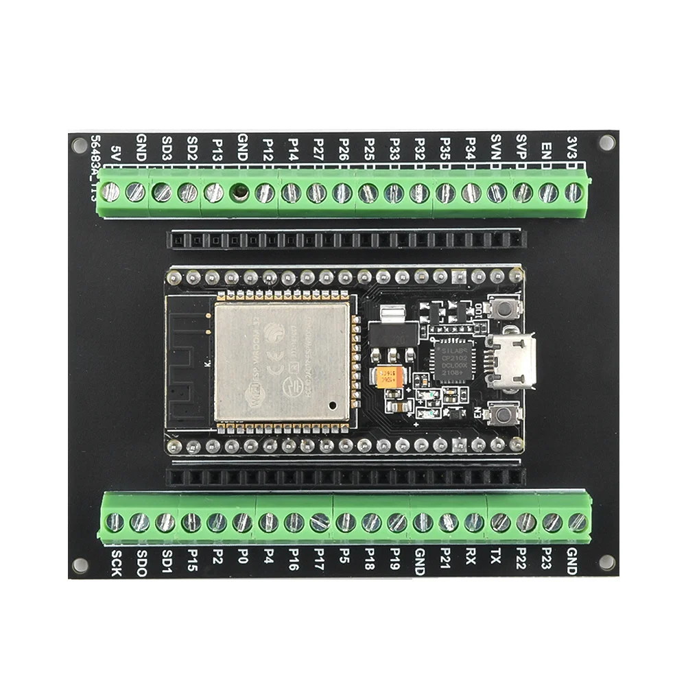 ESP32 - لوحة توسيع متوافقة مع  - مراجعة Nodemcu 32S وسعره