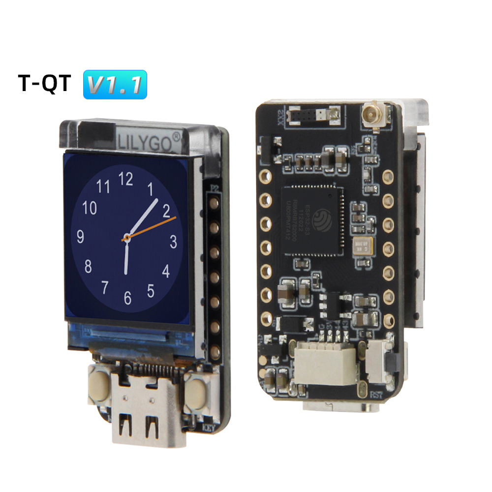 TTGO T-QT Pro ESP32-S3 مجلس ال - مراجعة Ttgo Tdisplay وسعره