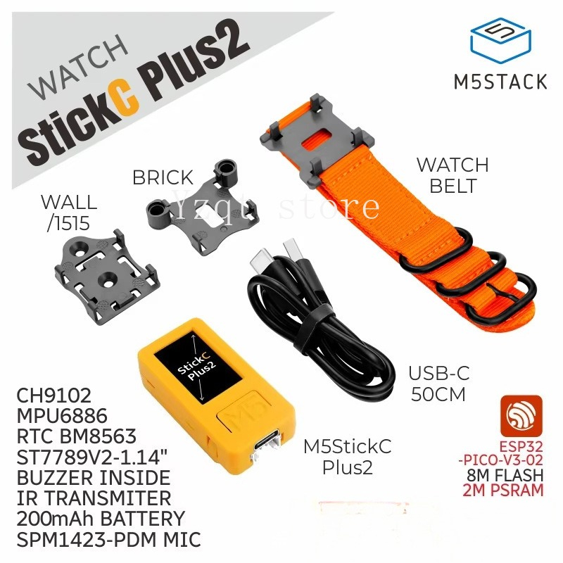 M5StickC-Plus2 ملحقات الساعة S - مراجعة M5Stickc وسعره