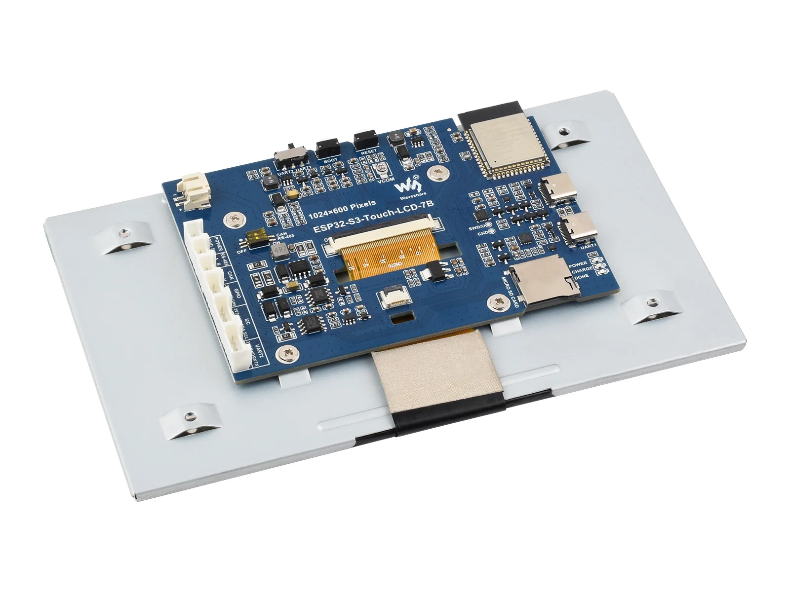 شاشة Waveshare ESP32-S3 مقاس 7 - مراجعة Doit Esp32 وسعره