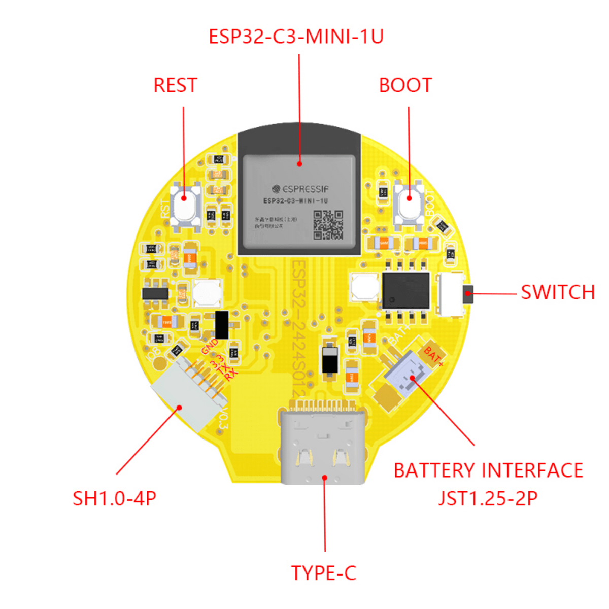 ESP32-C3 1.28 بوصة شاشة مستدير - مراجعة Ttgo T Watch وسعره