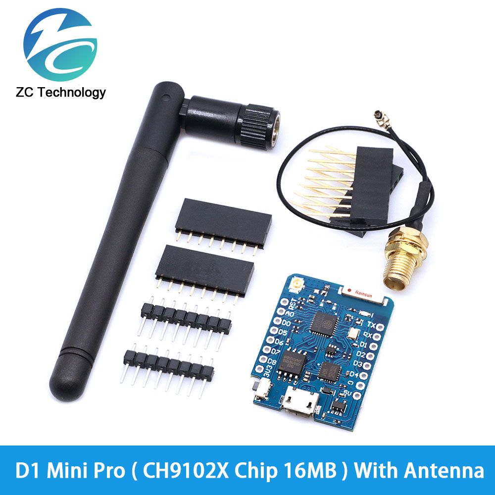 ESP8266 ESP-12 ESP-12F CH340G  - مراجعة D1 Mini Pro وسعره
