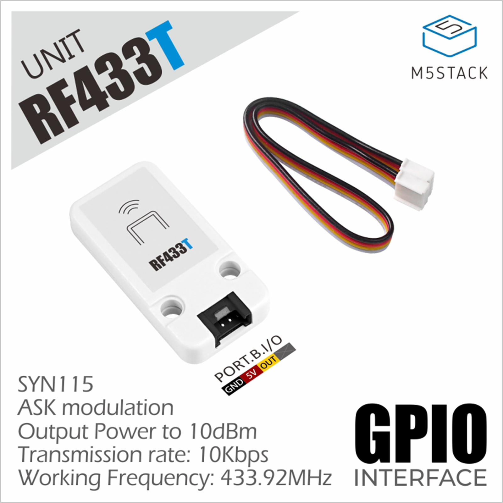 M5Stack وحدة RF الرسمية 433 مي - مراجعة M5Stack وسعره