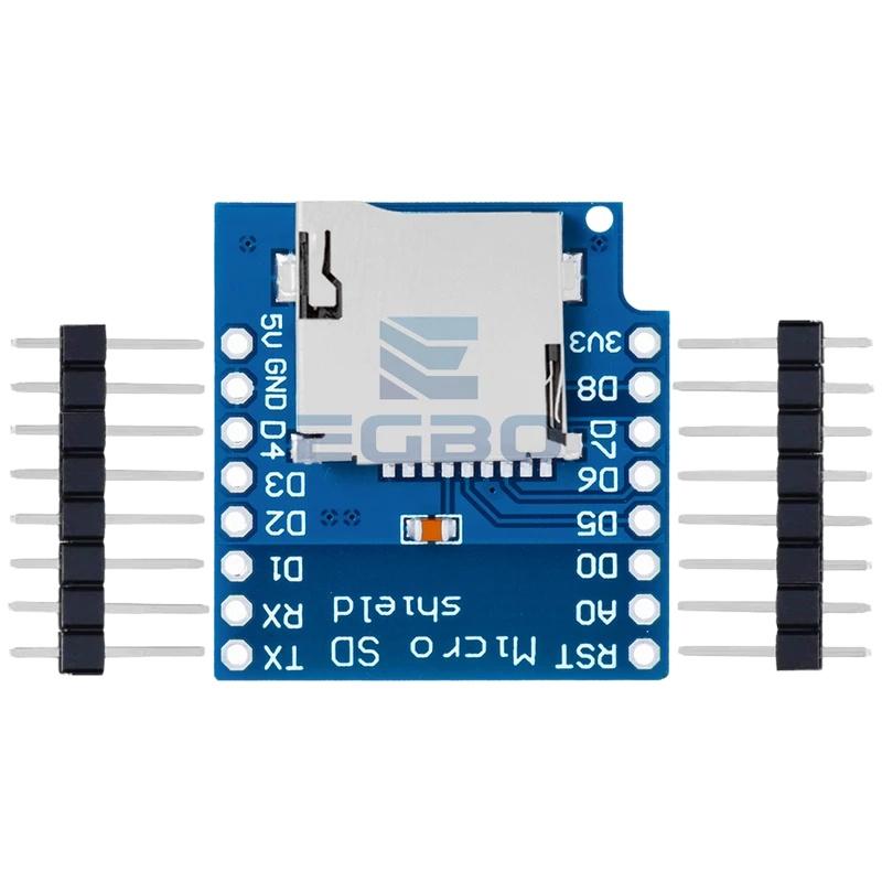 وحدة توسيع ذاكرة بطاقة Micro S - مراجعة Wemos D1 وسعره