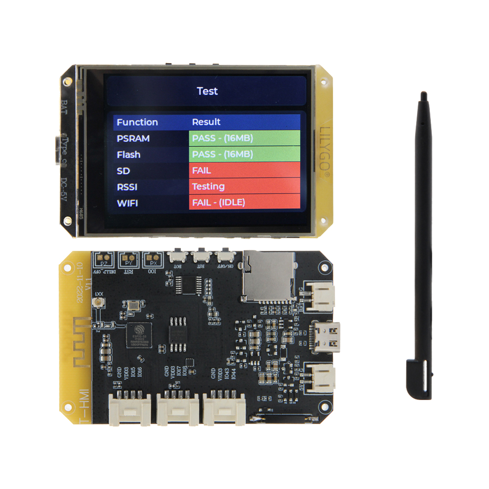 TTGO T-HMI ESP32-S3 مجلس التنم - مراجعة Ttgo Tdisplay وسعره