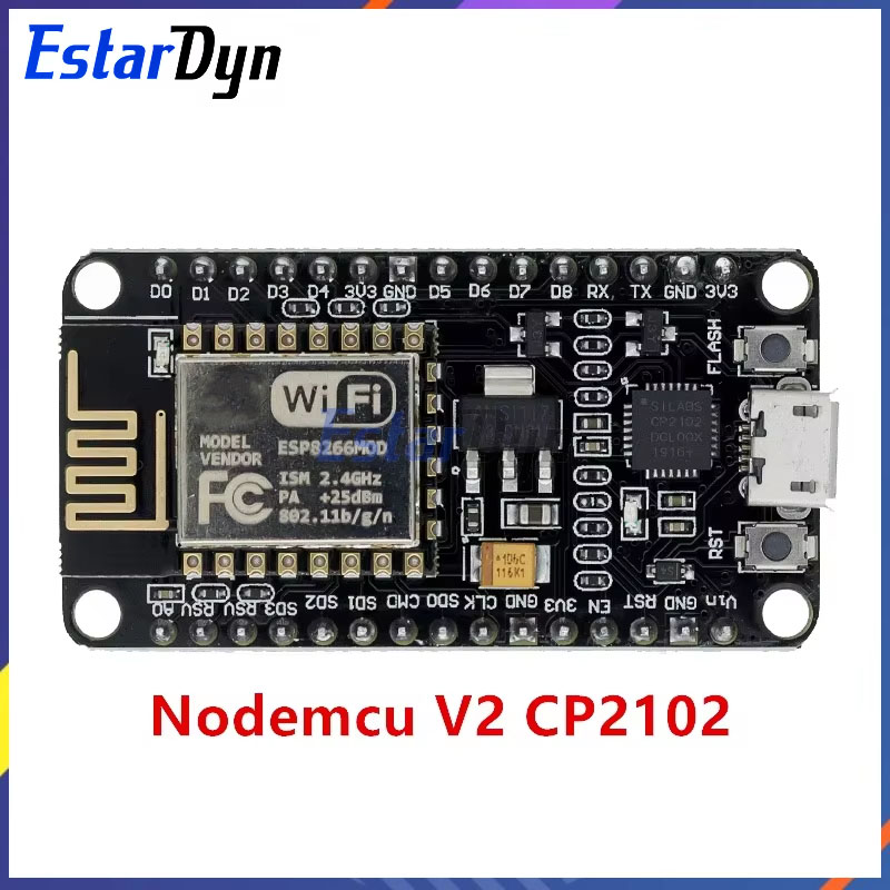 وحدة لاسلكية CH340/CP2102 Node - مراجعة Nodemcuv2 وسعره