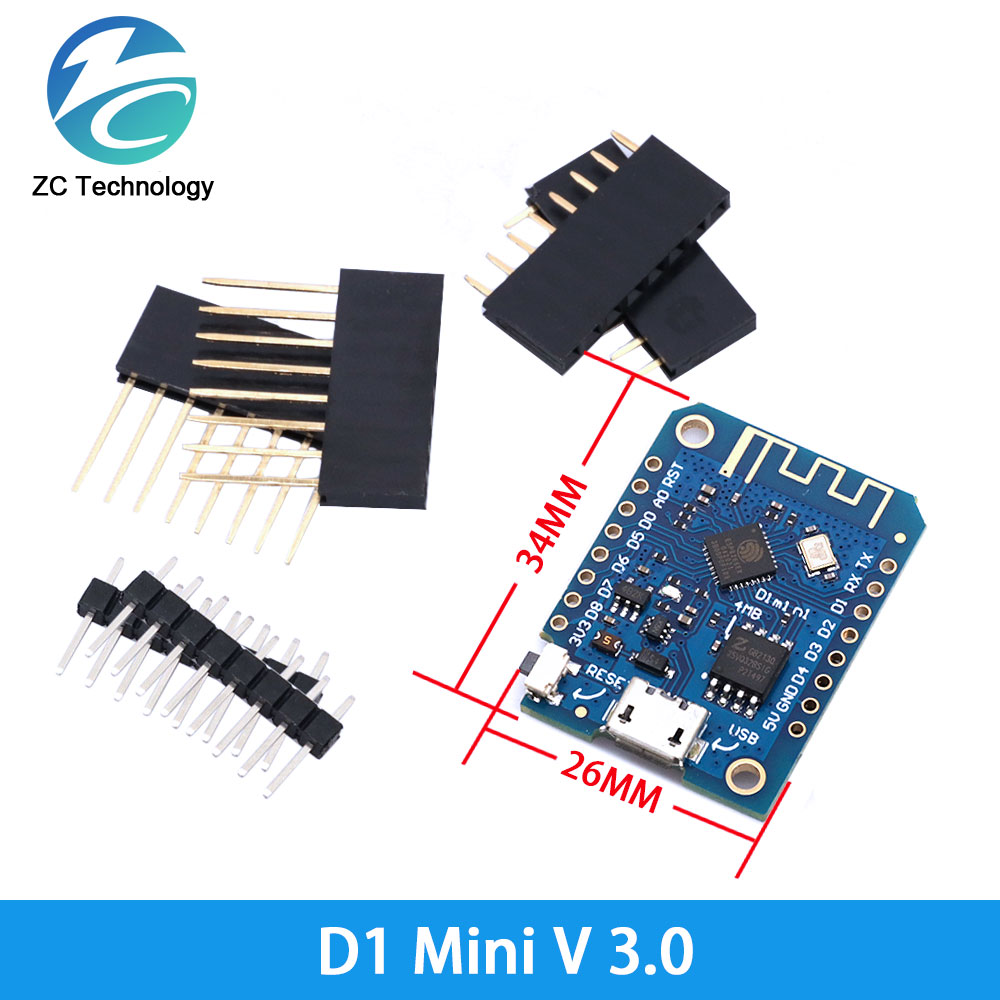 D1 البسيطة ESP8266 ESP-12F CH3 - مراجعة Wemos D1 وسعره