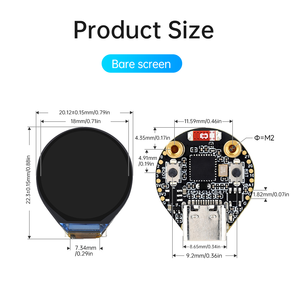 لوحة تطوير ESP32-C3 للإنترنت ا - مراجعة Ttgo T Watch وسعره