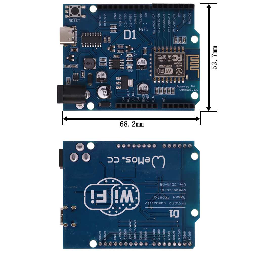 ESP-12E WeMos D1 R2 UNO R3 CH3 - مراجعة Wemos D1 وسعره