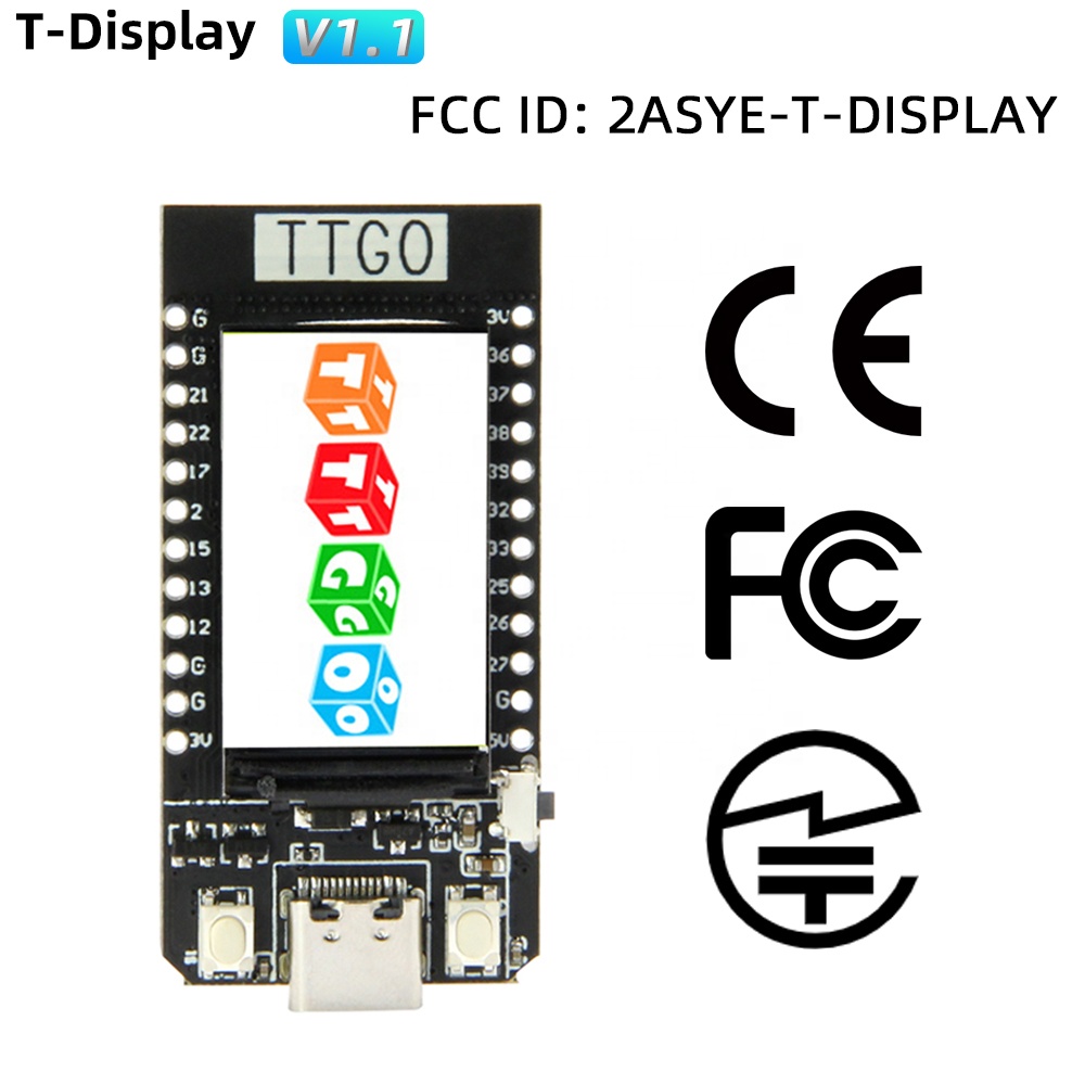 TTGO T-Display ESP32 1.14 بوصة - مراجعة Ttgo Tdisplay وسعره