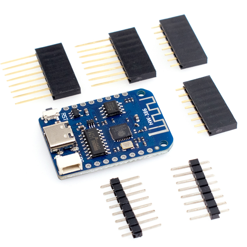 WEMOS D1 Mini V4.0.0 TYPE-C US - مراجعة Nodemcuv2 وسعره