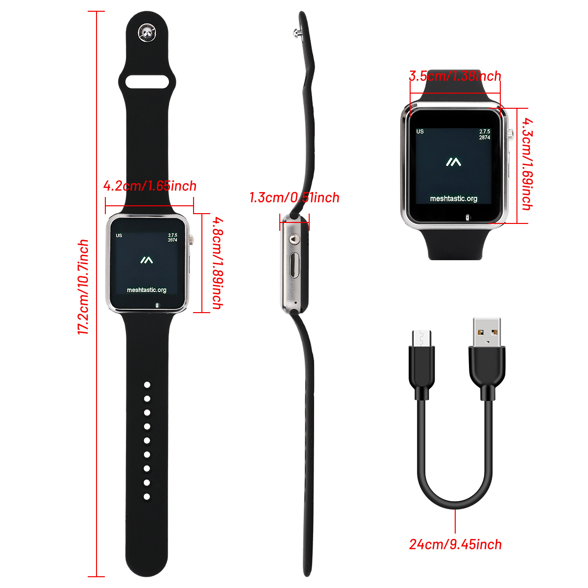 LILYGO T Watch S3 Lora Meshtas - مراجعة Ttgo T Watch وسعره