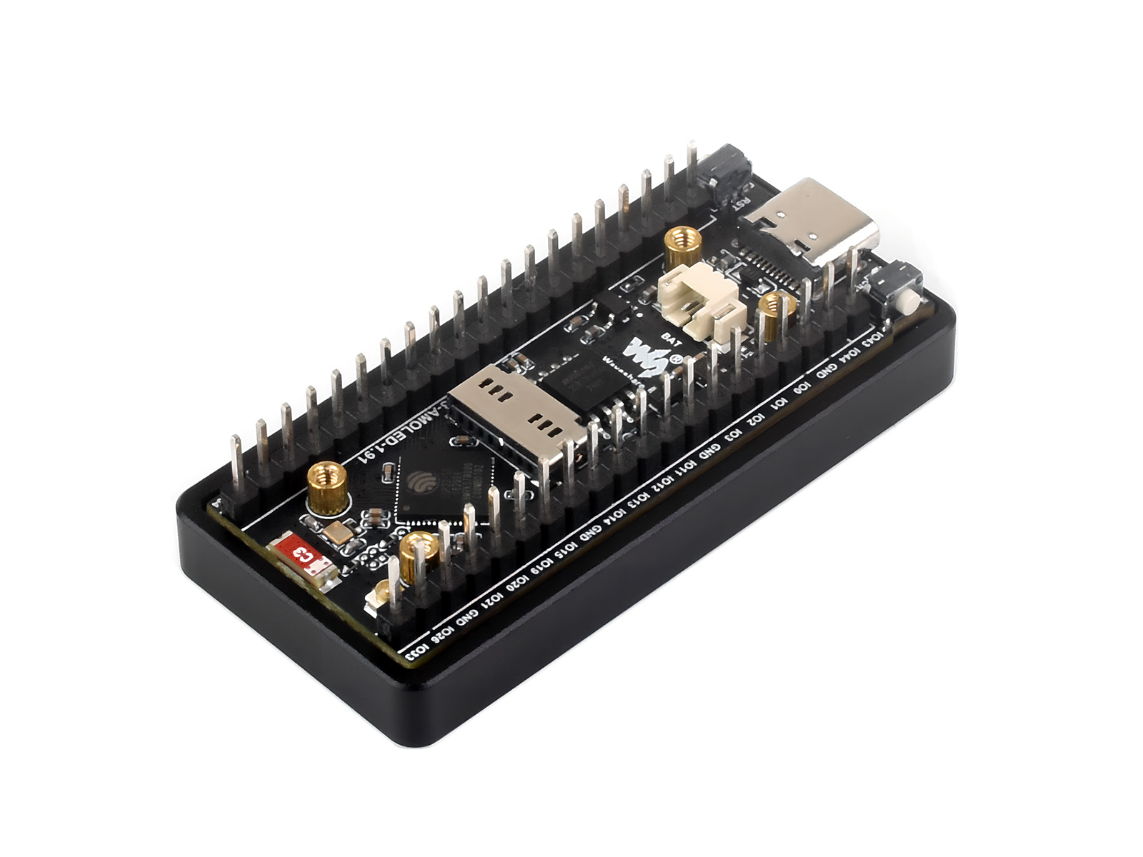 ESP32-S3 لوحة تطوير شاشة AMOLE - مراجعة Lolin S3 وسعره