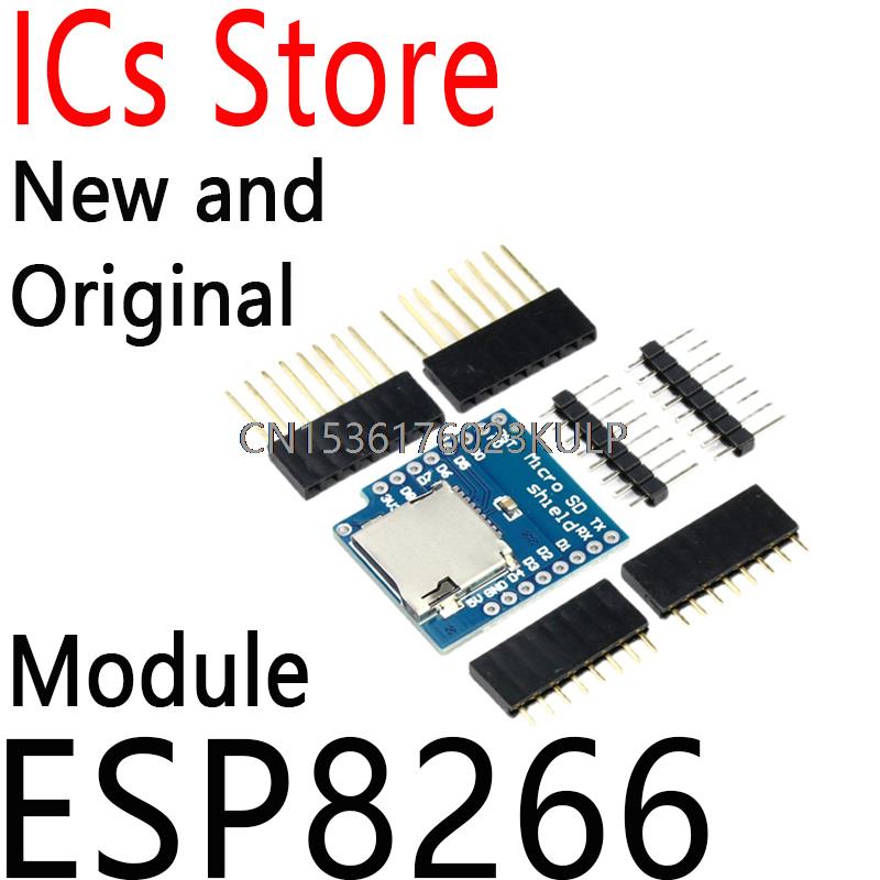 درع بطاقة SD صغير لـ WeMos D1  - مراجعة Wemos D1 Mini وسعره