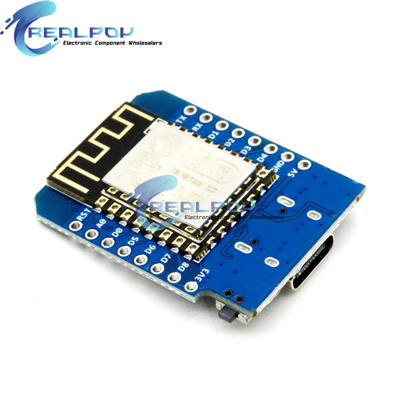 D1 Mini TYPE-C / MICRO ESP8266 - مراجعة Nodemcuv2 وسعره
