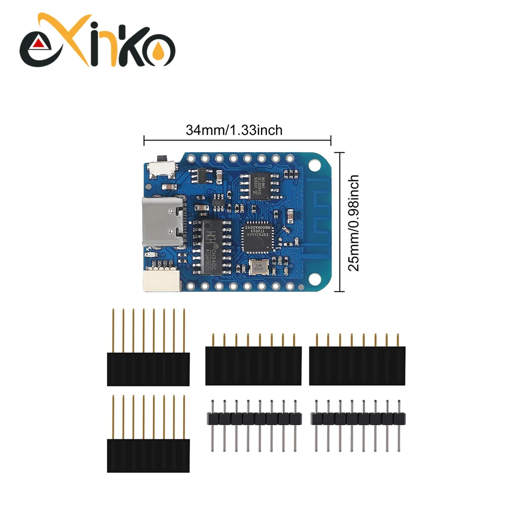 1/5/10 قطعة WeMos D1 Mini ESP8 - مراجعة D1 Mini Pro وسعره